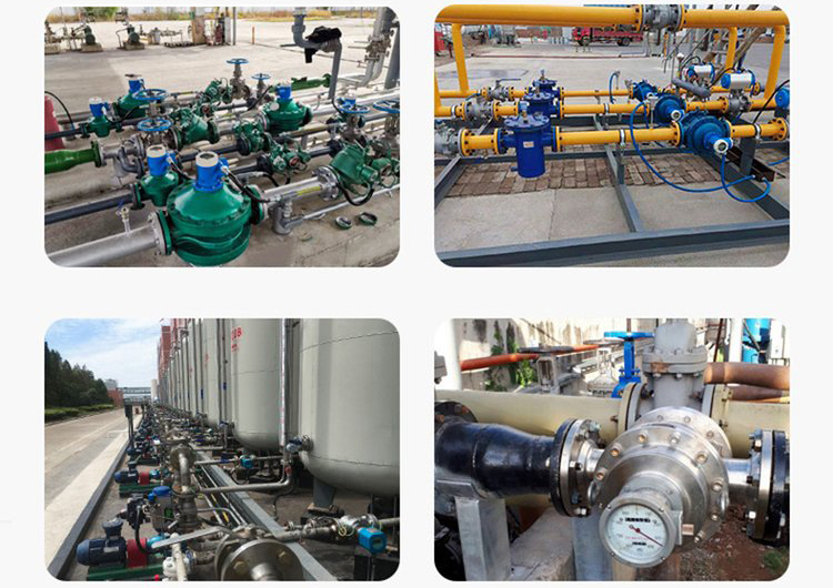 液體容積式流量計現場安裝使用圖